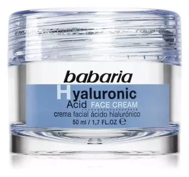 Увлажняющий крем для лица Babaria Hyaluronic Acid