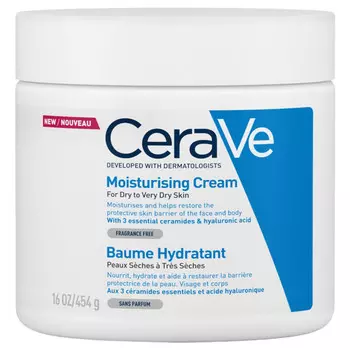 Увлажняющий крем для лица и тела CeraVe Moisturising Cream, 454 гр