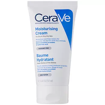 Увлажняющий крем для лица и тела CeraVe Moisturising Cream, 50 гр
