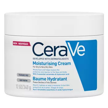 Увлажняющий крем для лица и тела CeraVe Moisturising Cream, 340 гр