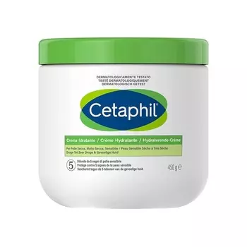 Увлажняющий крем для лица и тела Cetaphil 48-часовое интенсивное увлажнение для сухой, очень сухой, чувствительной и поврежденной кожи, без отдушек, 450 г