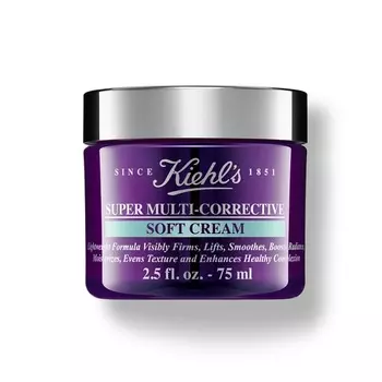 Увлажняющий крем для лица против признаков старения super multi corrective soft cream Kiehl'S, 75 мл