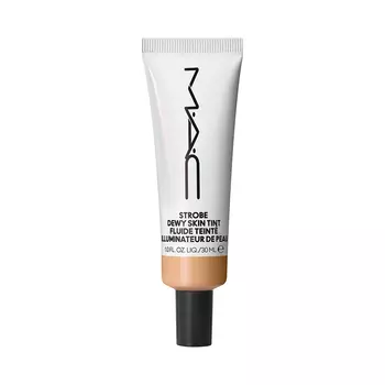 Увлажняющий крем для лица с оттенком strobe dewy skin tint Mac, цвет nr. 4 medium, 30 мл