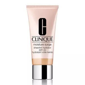 Увлажняющий крем для лица с тонирующим эффектом SPF25 moisture surge sheertint hydrator spf25 Clinique, цвет universal light, 40 мл