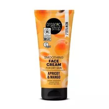 Увлажняющий крем для лица Smoothing Face Cream Apricot & Mango Organic Shop, 50 ml