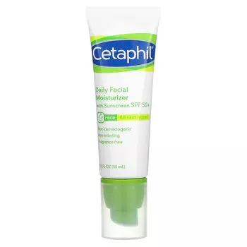 Увлажняющий крем для лица SPF 50+ Cetaphil, 50 мл