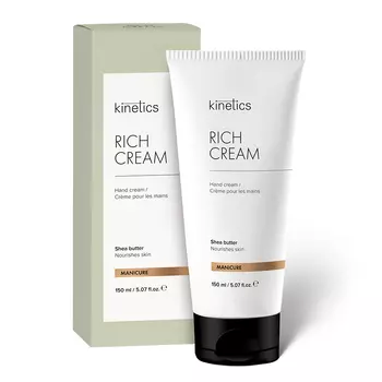Увлажняющий крем для рук hand care rich cream Kinetics, 150 мл