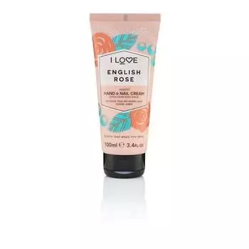 Увлажняющий крем для рук и ногтей Английская роза, 100 мл I Love, Scented Hand & Nail Cream
