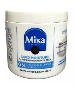 Увлажняющий крем для сухой кожи, 400 мл Mixa, Lipid
