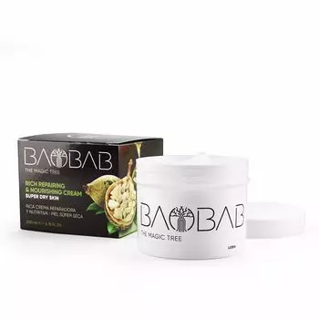 Увлажняющий крем для тела Baobab Rich Repair Moisturiser-Super Dry Skin Oil Diet Esthetic, 200 мл