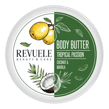 Увлажняющий крем для тела Body Butter Coco Y Marula Revuele, 200 мл