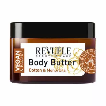 Увлажняющий крем для тела Body Butter Con Aceite De Algodn Y Monooi - Vegano Y Balance Revuele, 360 мл