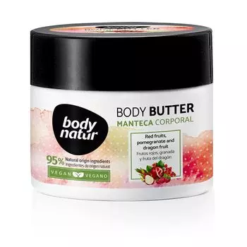 Увлажняющий крем для тела Body Butter Manteca Corporal Frutos Rojos, Granada Y Fruta D Body Natur, 200 мл