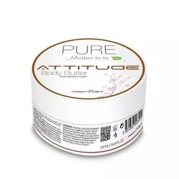 Увлажняющий крем для тела Pure Mother To Be Mascarilla Corporal Antiestras Attitude, 200 мл