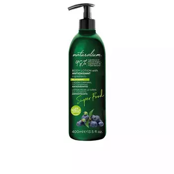 Увлажняющий крем для тела Super Food Blueberry Antioxidant Body Lotion Naturalium, 400 мл