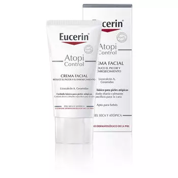 Увлажняющий крем для ухода за лицом Atopicontrol crema facial Eucerin, 50 мл