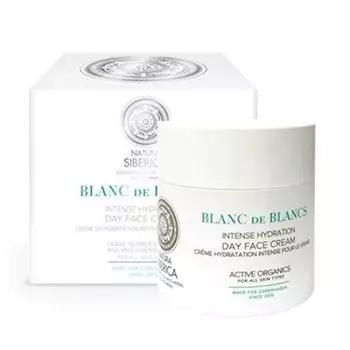 Увлажняющий крем для ухода за лицом Blanc de blancs crema facial de da hidratante Natura siberica, 50 мл