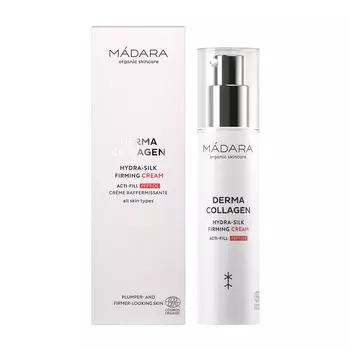 Увлажняющий крем для ухода за лицом Crema facial reafirmante collagen hydra-silk Mdara organic skincare, 50 мл