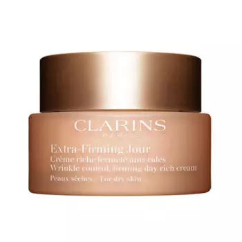 Увлажняющий крем для ухода за лицом Extra-firming crema firmeza antiarrugas da pieles secas Clarins, 50 мл
