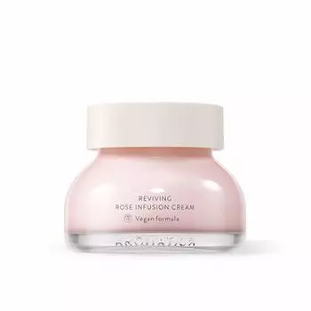Увлажняющий крем для ухода за лицом Reviving rose infusion cream Aromatica, 50 мл
