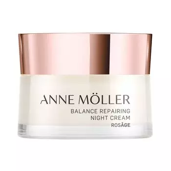 Увлажняющий крем для ухода за лицом Rosge balance night oil-in-cream Anne mller, 50 мл