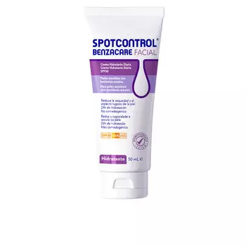 Увлажняющий крем для ухода за лицом Spotcontrol facial crema hidratante spf30 Benzacare, 50 мл