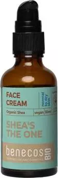 Увлажняющий крем для всех типов кожи с органическим маслом ши, 50 мл benecosBIO