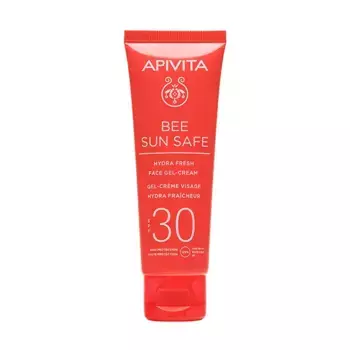 Увлажняющий крем-гель для лица Spf30 Bee Sun Safe Apivita, 50 ml
