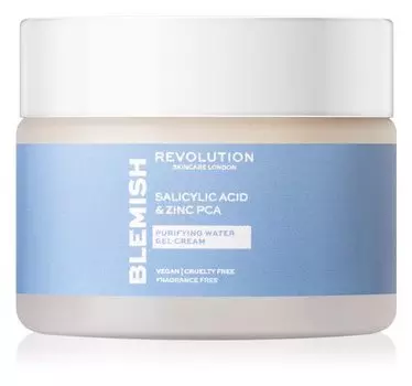 Увлажняющий крем-гель для жирной и проблемной кожи Revolution Skincare Blemish Salicylic Acid & Zinc PCA