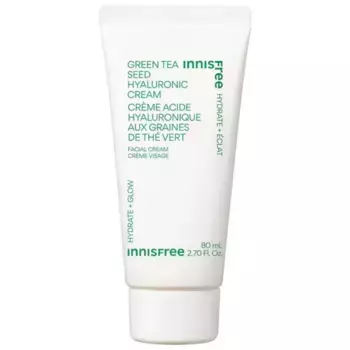 Увлажняющий крем с гиалуроновой кислотой из семян зеленого чая Innisfree, объем 77 мл