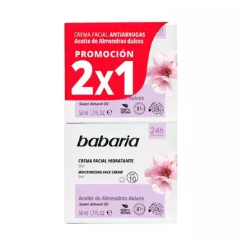 Увлажняющий крем с маслом сладкого миндаля Moisturising Face Cream Spf 10 Pack Babaria, 2 UD