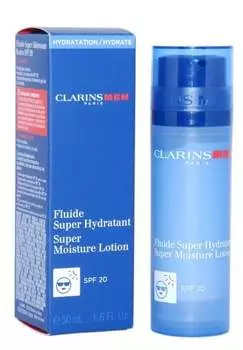 Увлажняющий лосьон для лица, SPF 20, 50 мл Clarins, Men Super Moisture Lotion