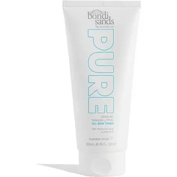 Увлажняющий лосьон для загара Pure Gradual с какао и маслом ши, 200 мл, 6,76 унций, Bondi Sands