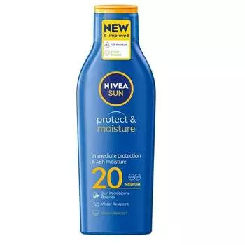Увлажняющий лосьон для загара SPF20 200мл Nivea, Sun Protect & Moisture