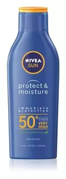 Увлажняющий лосьон для загара SPF 50+ Nivea Sun Protect & Moisture