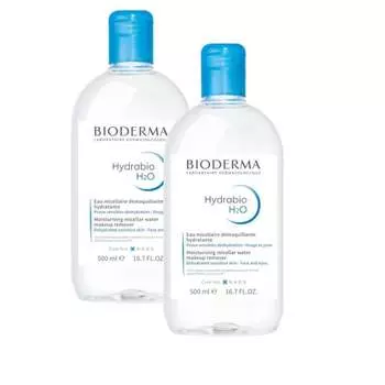 Увлажняющий мицеллярный флюид, 2х500мл Bioderma, Hydrabio H2O