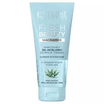 Увлажняющий мицеллярный гель для умывания Fresh Beauty с ниацинамидом, 150мл Eveline Cosmetics