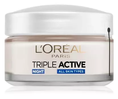 Увлажняющий ночной крем для всех типов кожи L’Oral Paris Triple Active Night
