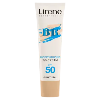 Увлажняющий окрашивающий bb-крем с spf50 натуральный Lirene Dermoprogram, 30 мл