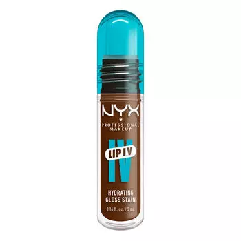 Увлажняющий-пигментирующий блеск для губ 04 какао quench, 5 мл Nyx Professional Makeup Lip iv hydrating gloss stain, цвет 04 cocoa quench