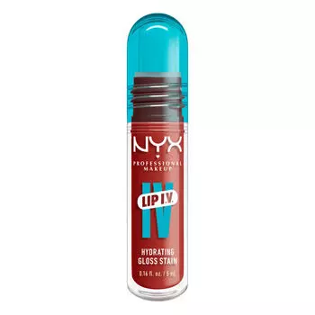 Увлажняющий-пигментирующий блеск для губ 12 burst that tang, 5 мл Nyx Professional Makeup Lip iv hydrating gloss stain, цвет 12 burst that tang