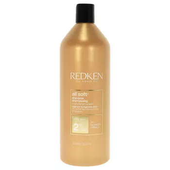 Увлажняющий шампунь All Soft Shampoo Redken, 1 л