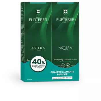 Увлажняющий шампунь Astera Fresh Champ Calmante Frescor Lote Rene Furterer, 2 x 200 мл