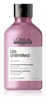 Увлажняющий шампунь для трудно поддающихся укладке волос L’Oral Professionnel Serie Expert Liss Unlimited
