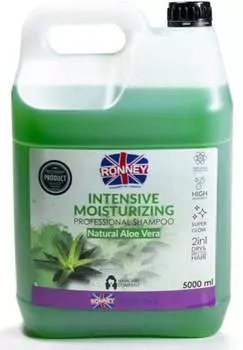 Увлажняющий шампунь для волос с алоэ, 5000 мл Ronney