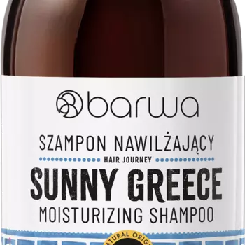 Увлажняющий шампунь для волос солнечная греция, 380 мл Barwa Hair journey