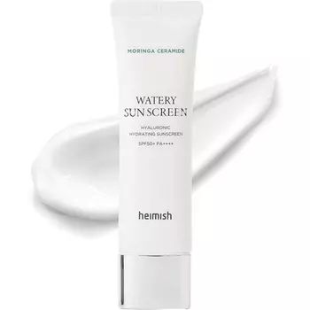 Увлажняющий солнцезащитный крем для лица с гиалуроновой кислотой и церамидом Moringa SPF Heimish