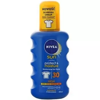 Увлажняющий солнцезащитный спрей, SPF 30, 200 мл Nivea Sun, Protect & Moisture