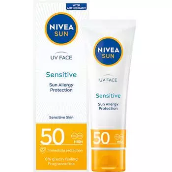 Увлажняющий спрей-лосьон для загара Spf 50, 200 мл Nivea Sun