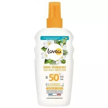 Увлажняющий спрей Lovea Monoi De Tahiti с очень высокой степенью защиты SPF 50+ 150 мл Markenlos